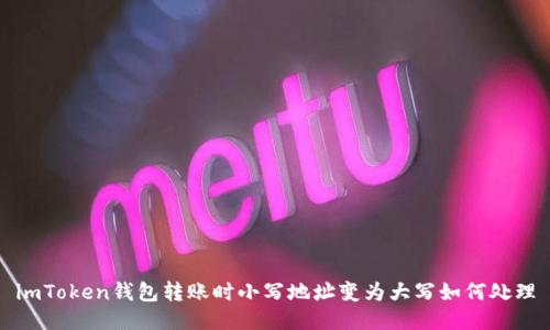 imToken钱包转账时小写地址变为大写如何处理